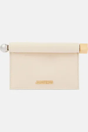 Jacquemus Clutch La Petite Pochette Rond Carré de piel