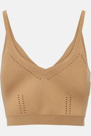 Max Mara Tank top cropped de punto