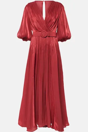 Costarellos Vestido Brennie de georgette de Lurex®