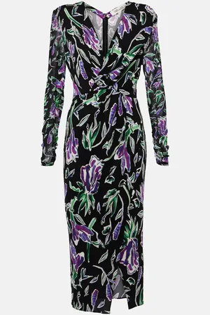 Diane von Furstenberg Vestido midi Vivianne de jersey floral