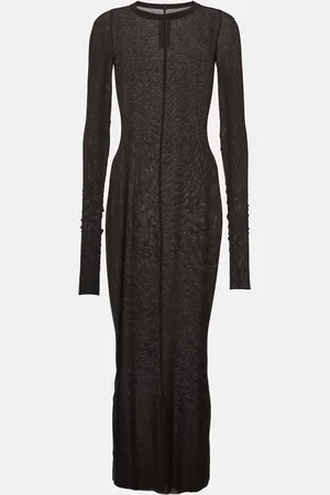 Rick Owens Vestido midi de jersey