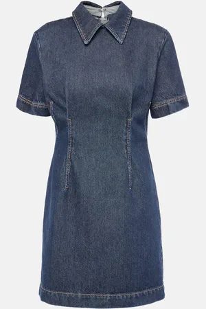Sportmax Vestido polo Douglas de denim