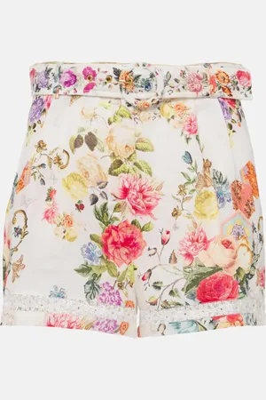 Camilla Shorts Sew Yesterday de lino con encaje
