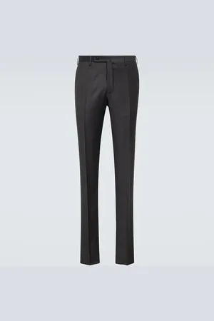 Incotex Pantalones tapered de lana virgen
