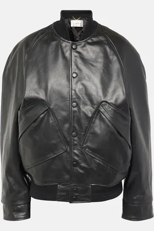 Victoria Beckham Chaqueta varsity de piel