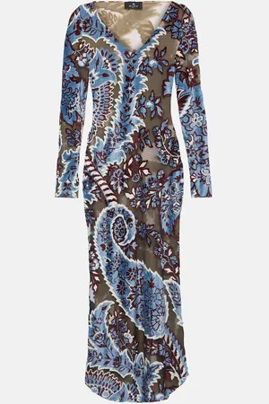 Etro Vestido midi estampado