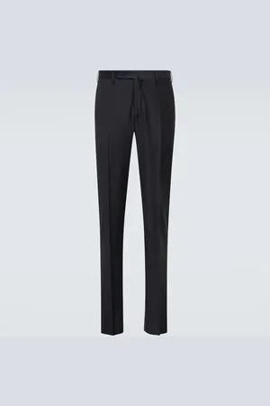 Incotex Pantalones tapered de lana virgen