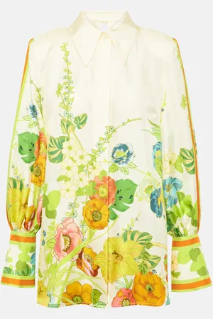 ALÉMAIS Alémais Camisa de seda floral