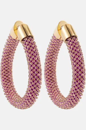 Paco rabanne Pendientes de aro adornados