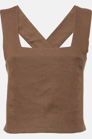 ASCENO Tank top Cozumel de lino
