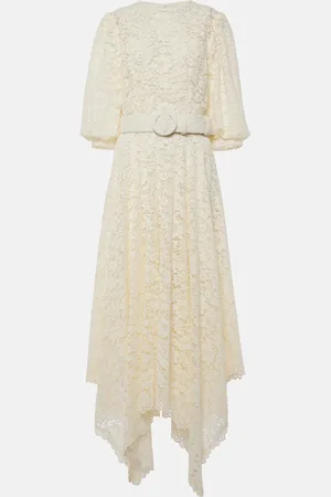 Costarellos Vestido midi de encaje