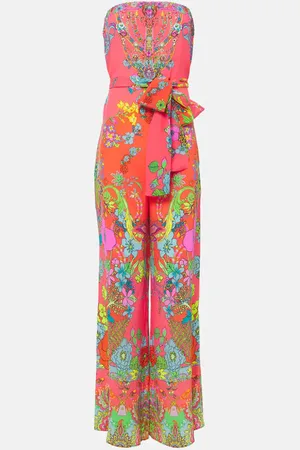 Camilla Mono Windmills and Windflowers de seda