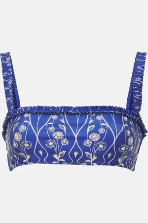 Agua by Agua Bendita Top de bikini Olmo estampado