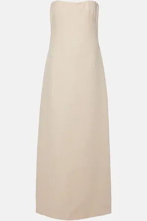 GABRIELA HEARST Vestido midi Opus de lana y seda
