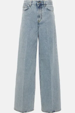 Totême Jeans anchos de tiro alto