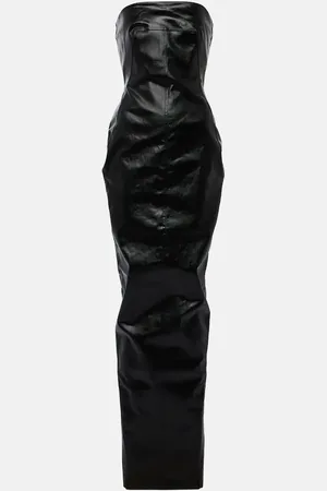 Rick Owens Vestido bustier de fiesta de mezcla de algodón