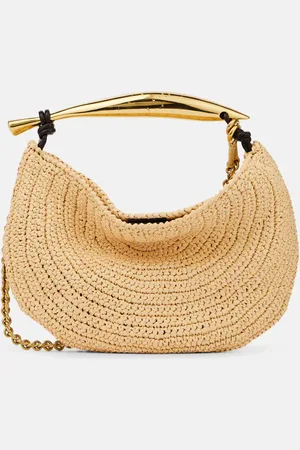 Bottega Veneta Bolso Sardine Chain de efecto rafia