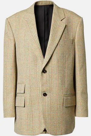 Bottega Veneta Blazer a cuadros Príncipe de Gales