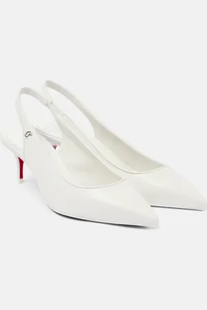 Christian Louboutin Salones Sporty Kate Sling 55 de piel