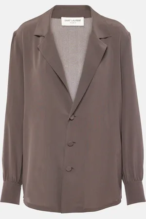 Saint Laurent Camisa de satén
