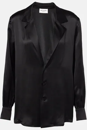 Saint Laurent Camisa de satén