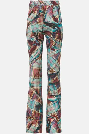 Vivienne Westwood Pantalones flared W Ray de lana virgen