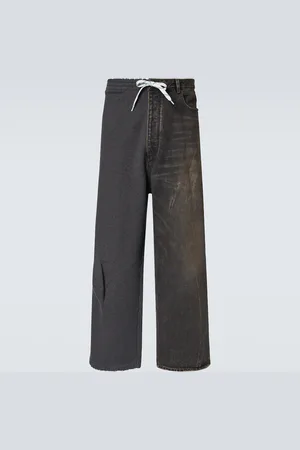Balenciaga Jeans anchos de tiro medio
