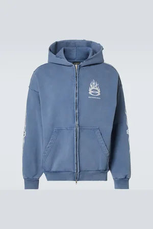 Balenciaga Sudadera con capucha Burning Unity de algodón