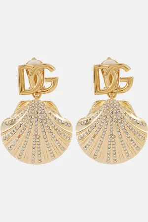 Dolce & Gabbana Pendientes de clip Capri DG adornados