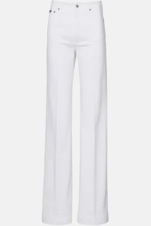 Dolce & Gabbana Jeans flared Capri de tiro alto