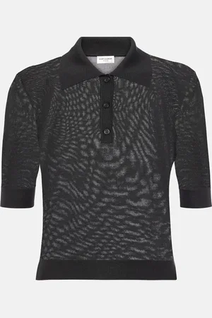 Saint Laurent Polo de cachemir, lana y seda
