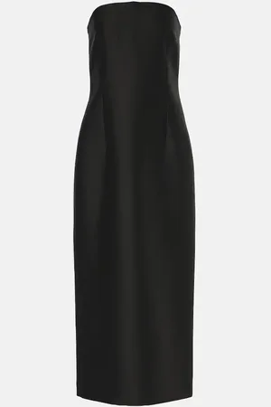The Row Vestido largo Ward de lana y seda