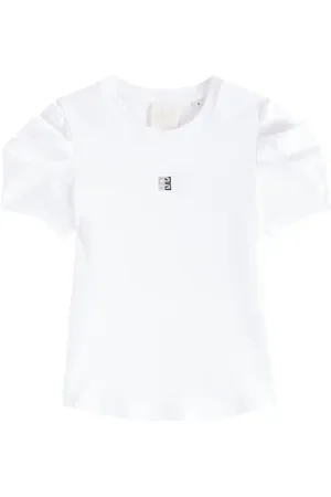 Givenchy Camiseta de jersey de algodón con logo