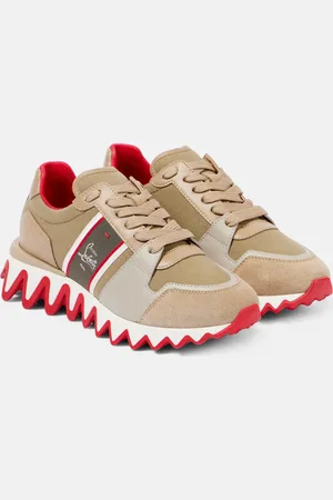 Christian Louboutin Zapatillas Nastroshark de piel y lona