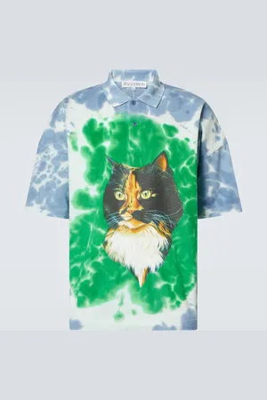 J.W.Anderson Polo de algodón estampado