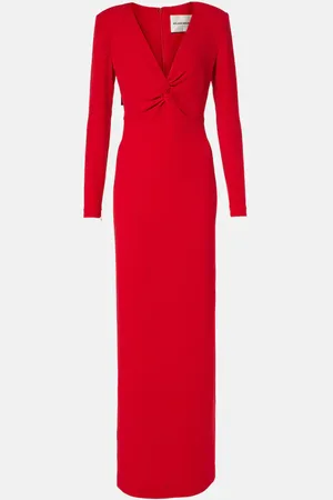 Roland Mouret Vestido de fiesta de cady fruncido
