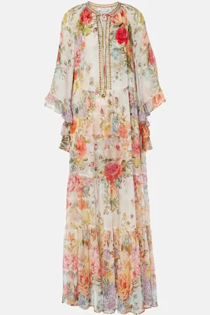 Camilla Vestido largo Sew Yesterday de seda