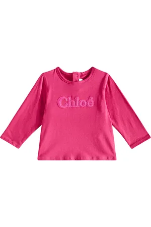 Chloé Chloé Kids Bebé - top de jersey de algodón con logo