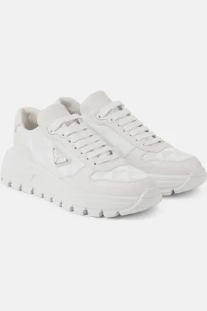 Prada Zapatillas Prax One con ribete de piel