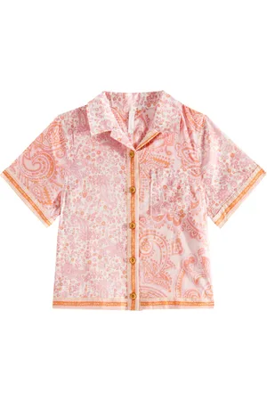 ZIMMERMANN Camisa Ottie de algodón con paisley