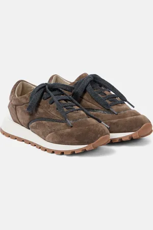 Brunello Cucinelli Zapatillas Runner de ante