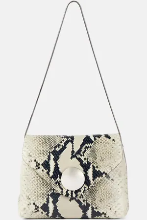 Khaite Bolso al hombro Bobbi de piel grabada
