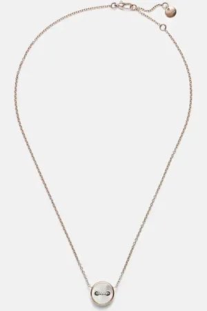 Pomellato Collar Pom Pom Dot de oro rosa de 18 ct con nácar y diamantes