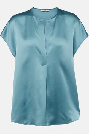 Vince Blusa de seda con lazada
