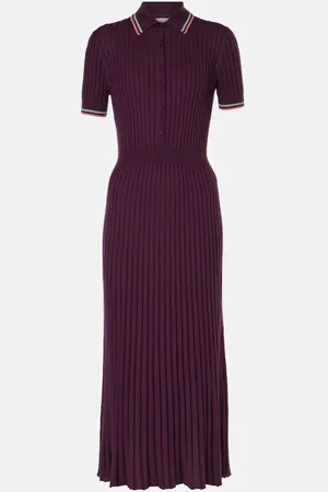 GABRIELA HEARST Vestido midi Eyot de seda y cachemir