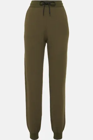 Loro Piana Pantalones deportivos de algodón y cachemir