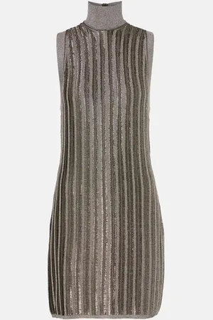 Tom Ford Vestido corto en mezcla de lana