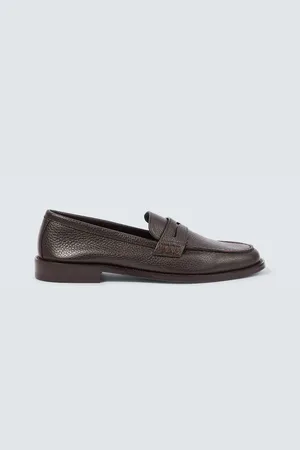 Manolo Blahnik Mocasines penny Perry de piel