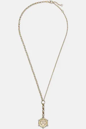 Foundrae Collar Amate True Love de oro de 18 ct con diamantes