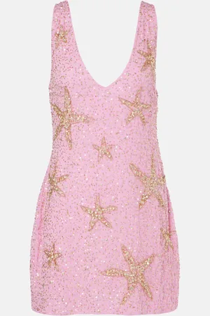 RIXO London Vestido corto Christabel con lentejuelas